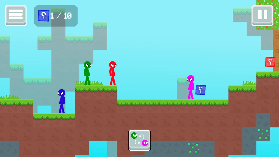 Stickman Party Parkour