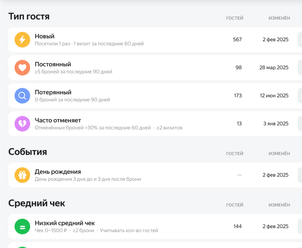 Улучшенный сервис