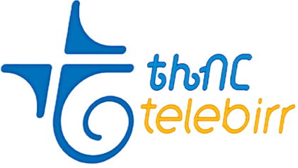 Circular logo with orange, white, and navy blue wavy lines