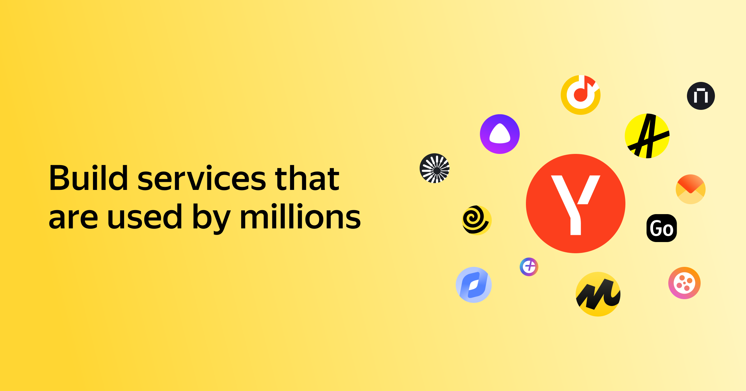Yandex jobs: areas of work