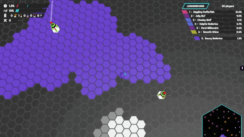 How to play Hexanaut