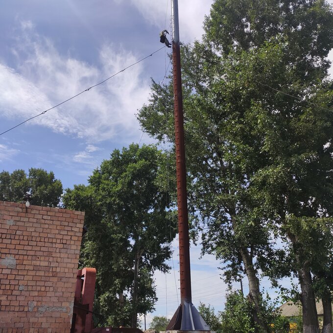 Покраска дымовых труб