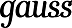 Логотип Официальный магазин Gauss