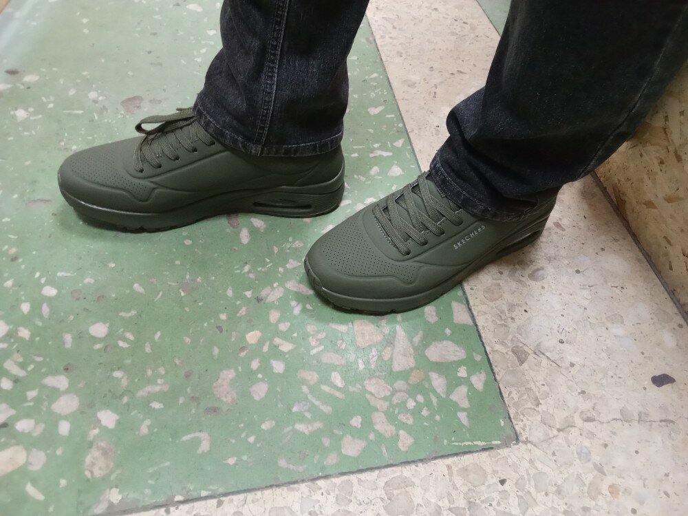 custom review-Skechers Uno SKECHER STREET Uno Low Топ Кроссовки для скейтбординга Мужской Яшмовый