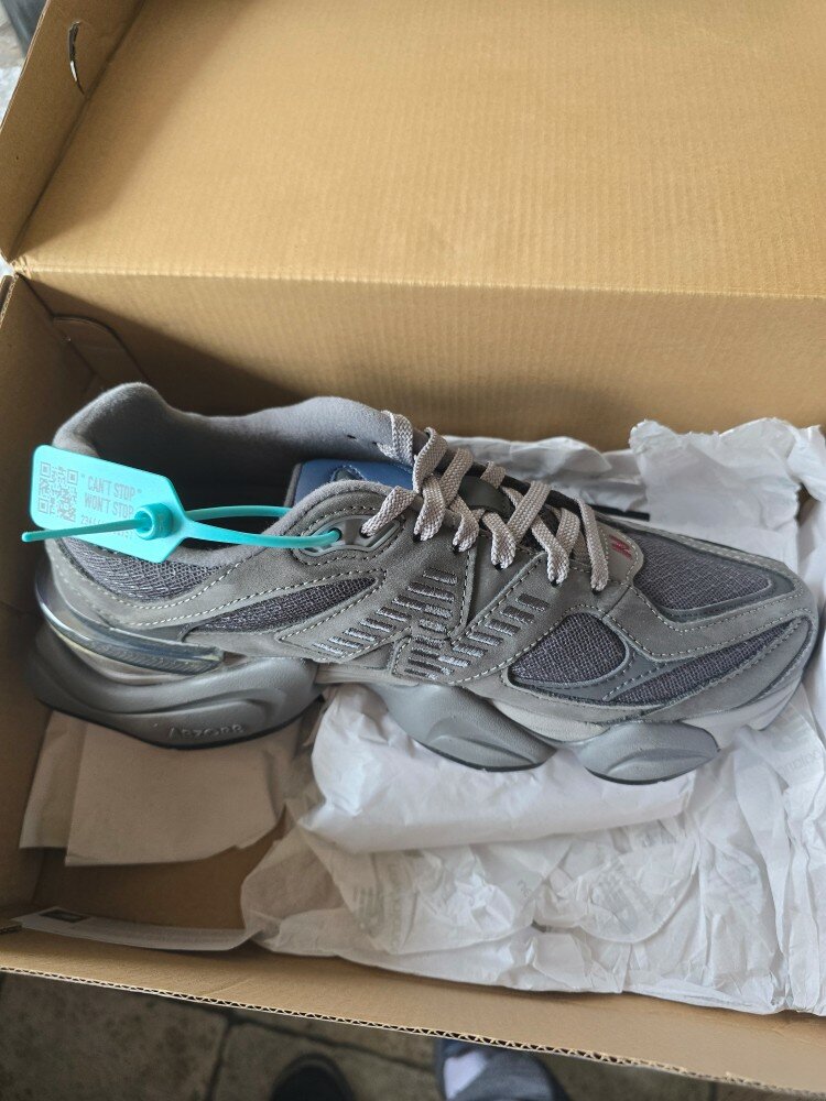 custom review-New Balance NB 9060 Low Топ Casual Унисекс Серый