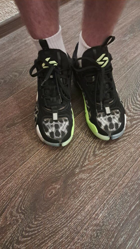 custom review-Jordan Luka 2 Luka 2 PF Дышащие Низкие Баскетбольные Кроссовки Мужские Черные Белые