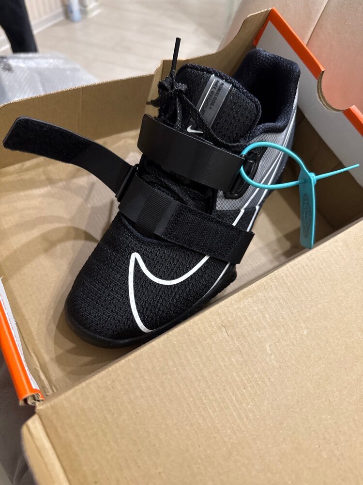 custom review-Nike Romaleos 4 Low Топ Кроссовки для тренировок Унисекс Черный Белый