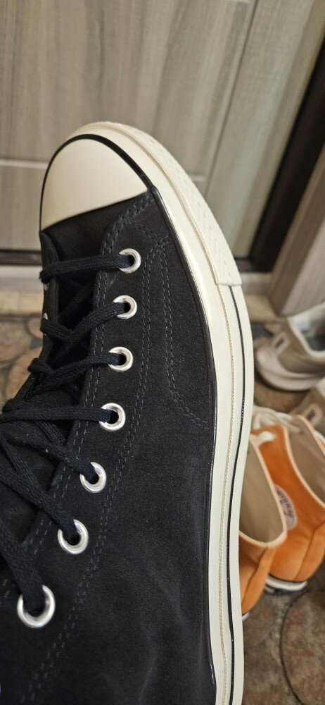 custom review-Конверс 1970s Износостойкие и Легкие Высокие Кеды Унисекс Черные