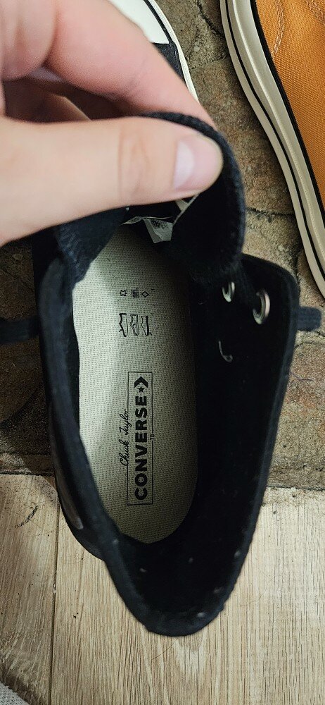 custom review-Конверс 1970s Износостойкие и Легкие Высокие Кеды Унисекс Черные