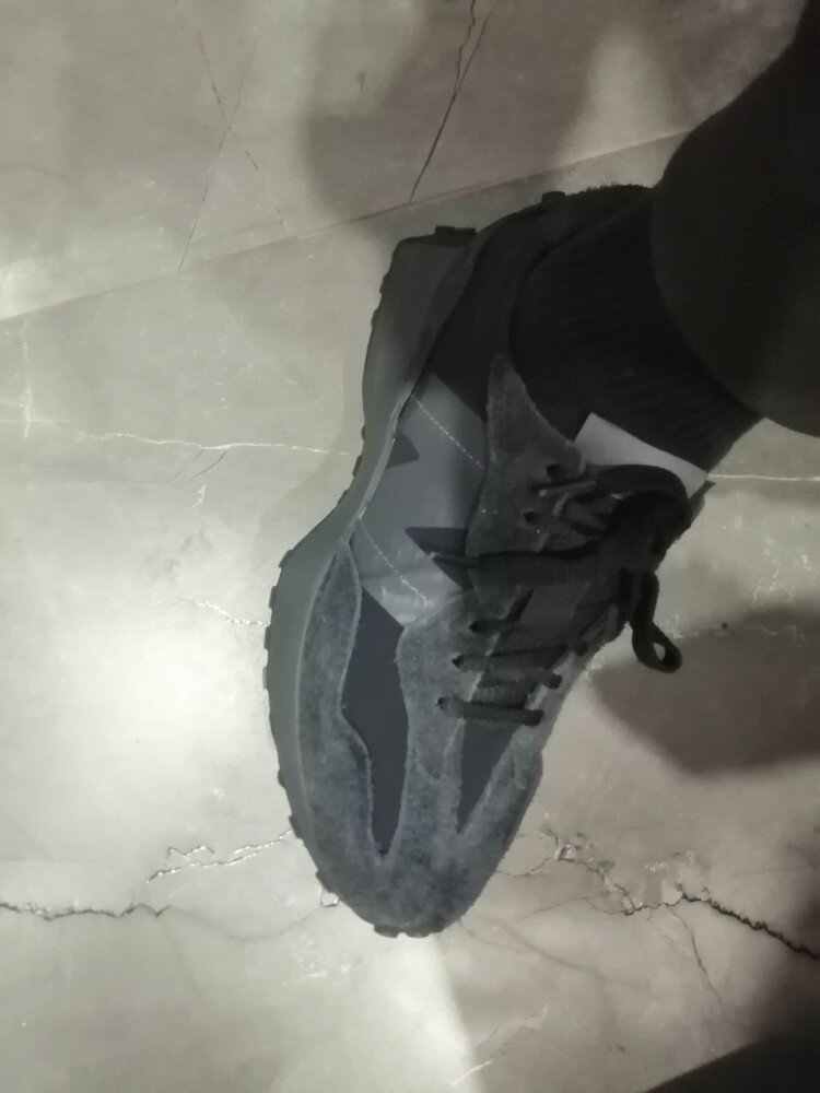 custom review-New Balance NB 327 Устойчивый к истиранию Поддержка Легкий Низкий Топ Беговые кроссовки Унисекс Технический черный