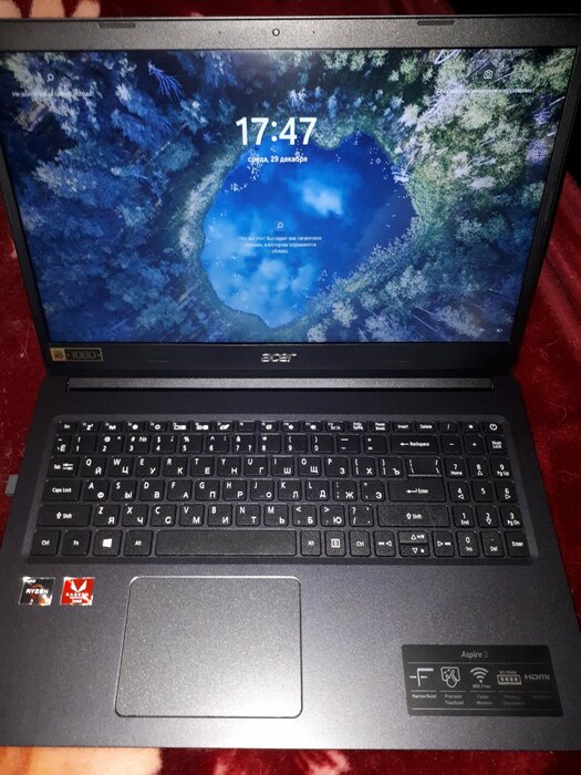 15.6" Ноутбук Acer Aspire 3 A315-R7LH 1920x1080, AMD Ryzen 3 3250U 2.6 ГГц, RAM 8 ГБ, SSD 256 ГБ, HDD 1 ТБ, AMD Radeon Graphics, без ОС, NX.HVTER.00N, черный - фото № 2 от пользователя  anonymous