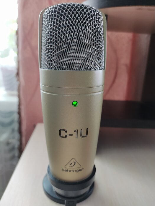 Микрофон BEHRINGER C-1U USB, золотистый - фото № 2 от пользователя  anonymous