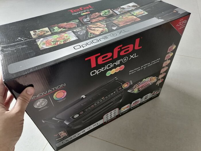 Гриль Tefal Optigrill+ XL GC722834 / GC722D16, черный - фото № 1 от пользователя  Екатерина Кулакова