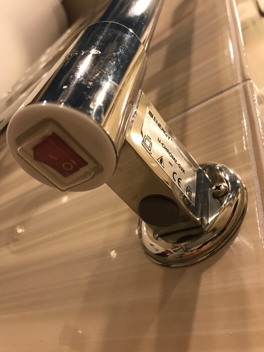 Электрический полотенцесушитель Energy U chrome G2K 540x400 хром - фото № 2 от пользователя  anonymous