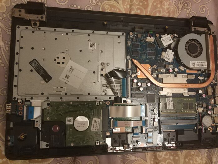 Ноутбук hp 15 bw593ur как разобрать