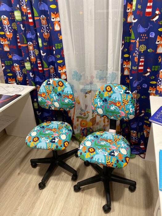 Компьютерное кресло Chairman Kids 104 детское, обивка: текстиль, цвет: котики - фото № 1 от пользователя  anonymous