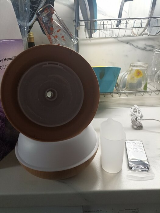 Увлажнитель воздуха с функцией ароматизации ZDK H20 DU, light wood - фото № 3 от пользователя  Лидия Липатова