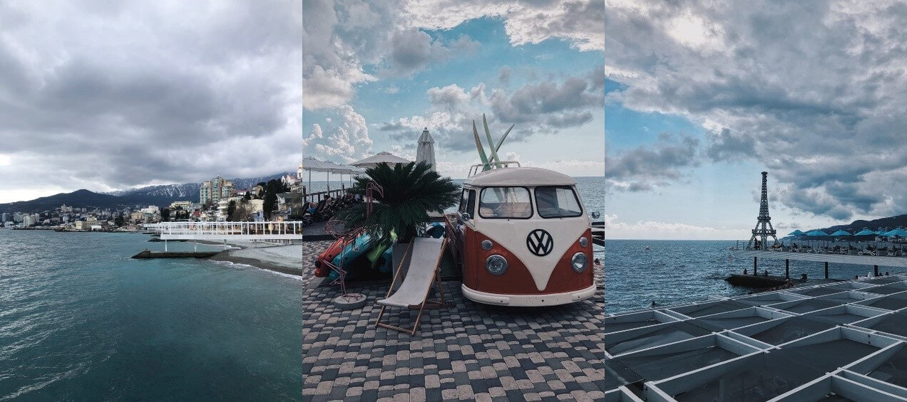 На пляжах оборудованы зоны для фотосессий