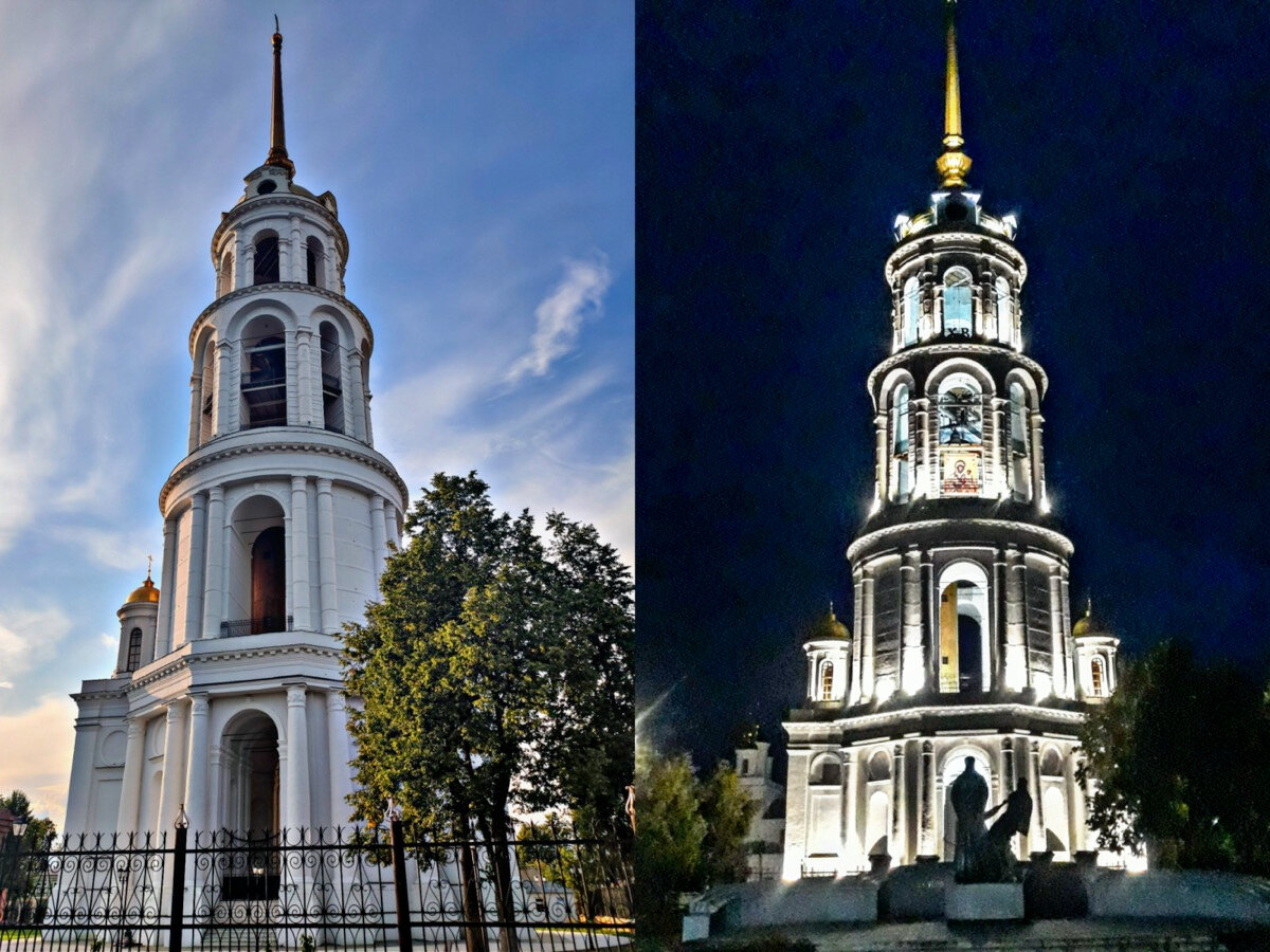 По высоте шпиля колокольня уступает только Петропавловской крепости.