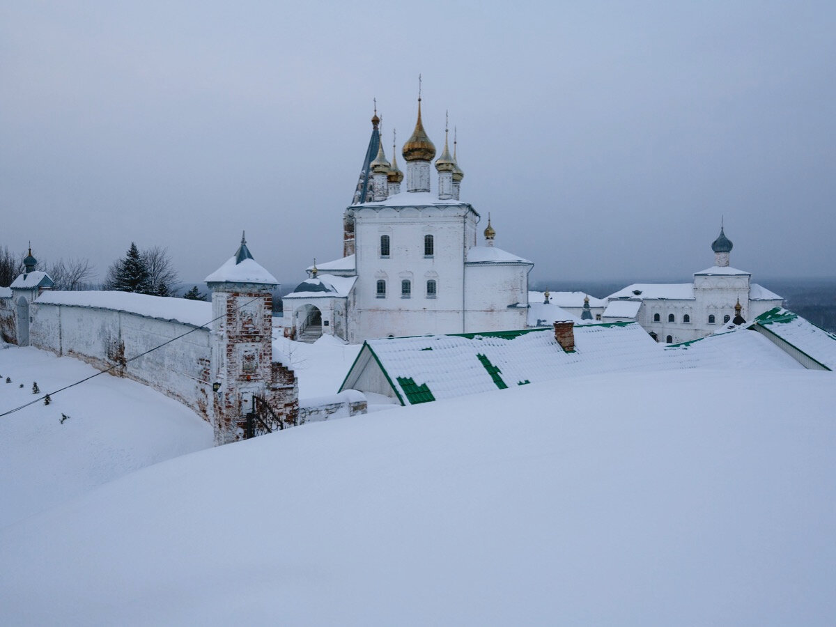 На месте древнего кремля позже основали монастырь
