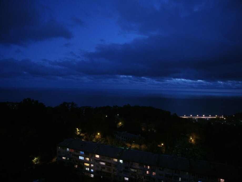 Вечерний Сочи — снято на AC Robin Zed5 SE