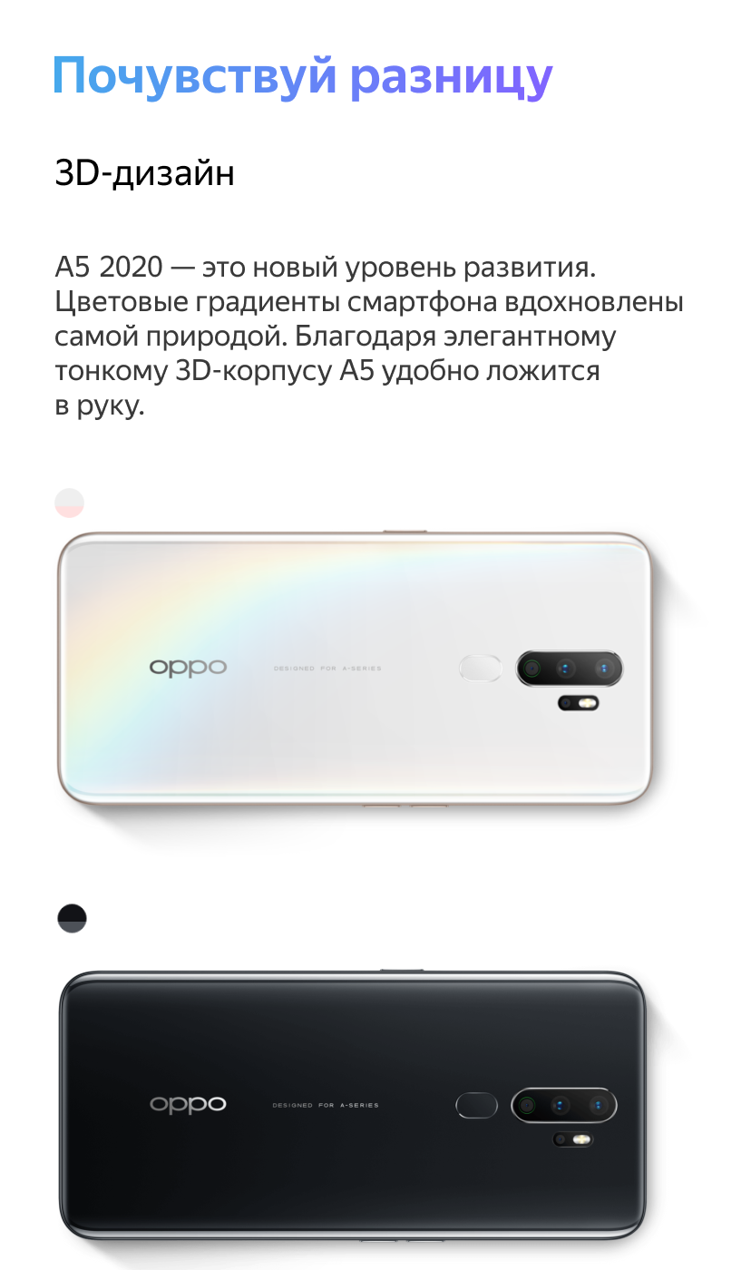 Смартфон OPPO A5 2020 3/64GB — Мобильные телефоны — купить по 