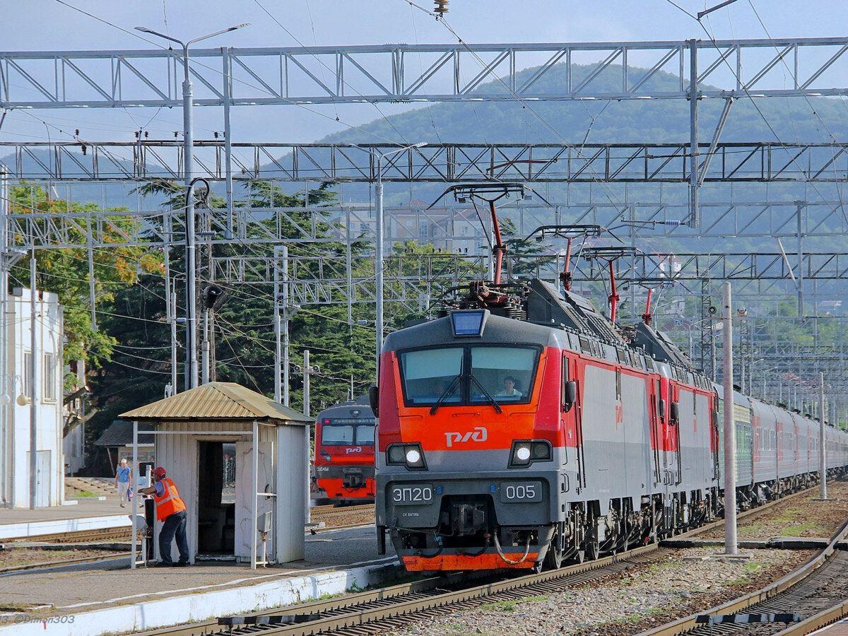 Железная дорога в Туапсе © Dimon303/CC BY-SA 3.0