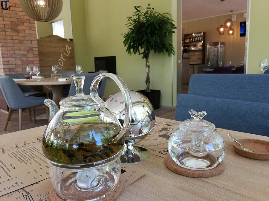 В «Траттории» не только потрясающие итальянские блюда, но и вкусный насыщенный чай.