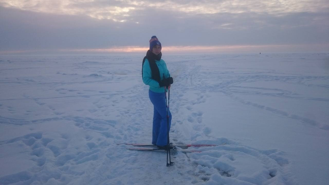 Будьте готовы к тому, что лыжню на Финском заливе придётся прокладывать самостоятельно