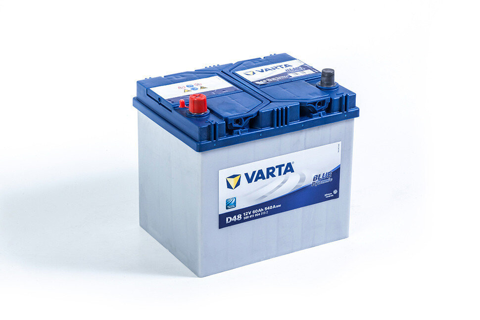 Автомобильный аккумулятор VARTA Blue Dynamic D48 (560 411 054) 232х173х225