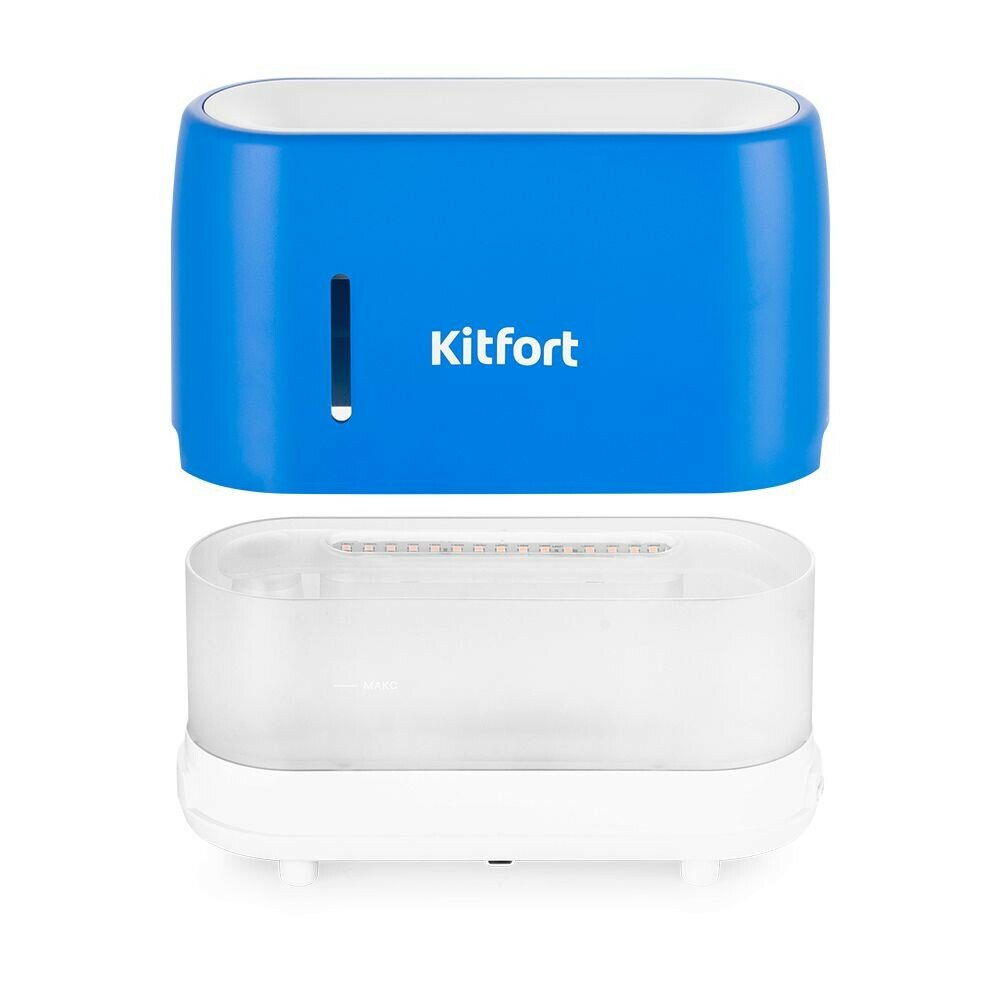 Увлажнитель воздуха Kitfort KT-2887-3 бело-синий - фотография № 4