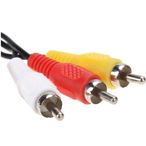 фото Кабель аудио-видео 3RCA 5Bites AC3R-020M штекер-штекер - 2 метра, 2 штуки