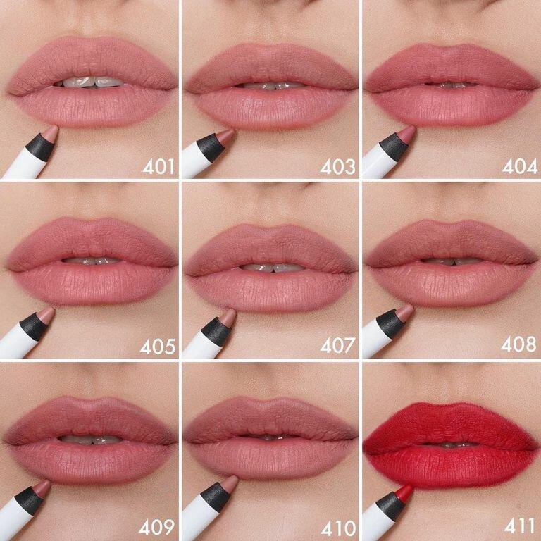 LAMELprofessional Гелевый карандаш для губ "Lip Liner Gel", 5 тон спокойный розовый