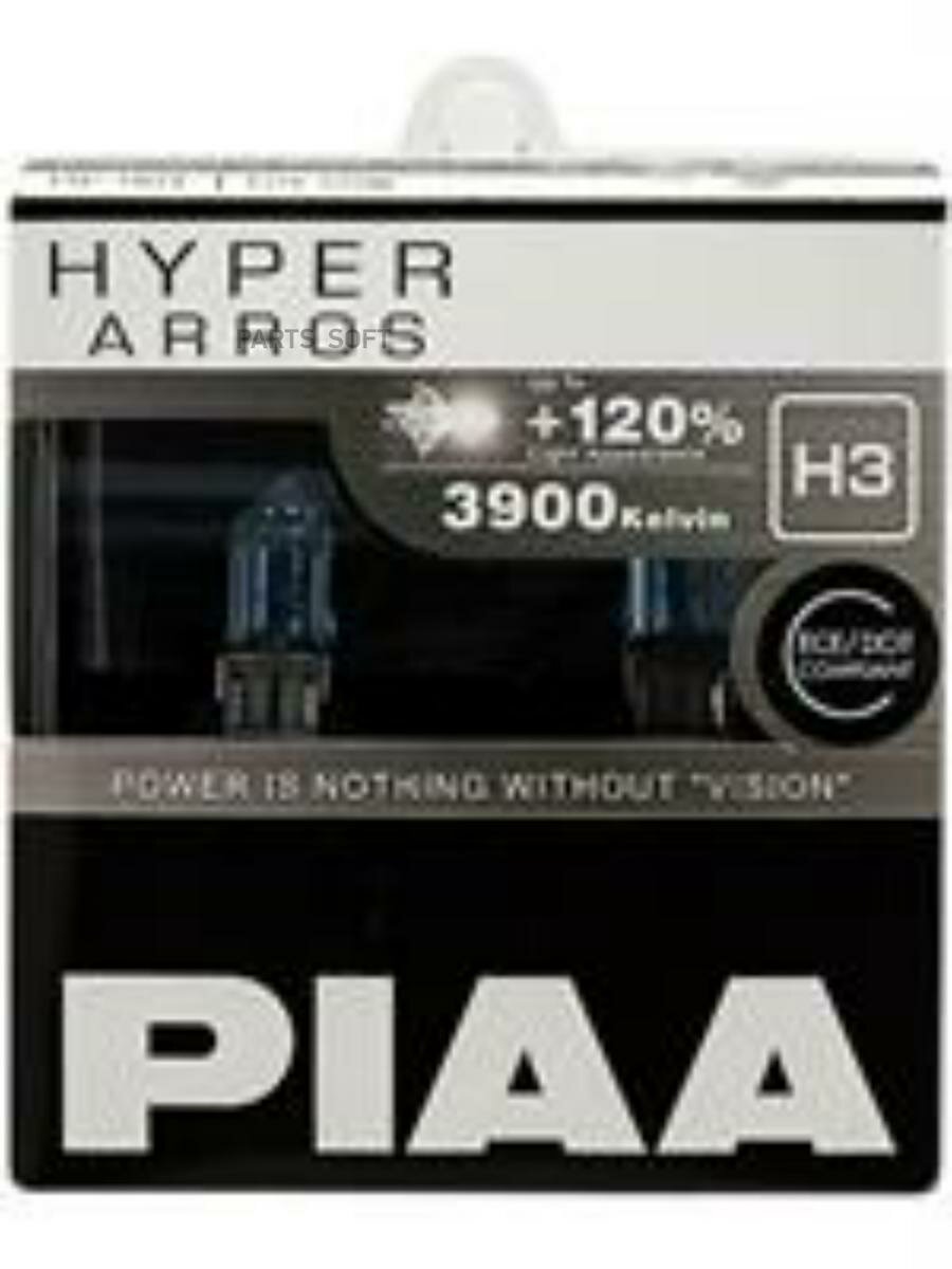 PIAA HE901H3 ампы гаогенные PIAA HYPER ARROS (TYPE H3) (3900K) 55W. 2 .