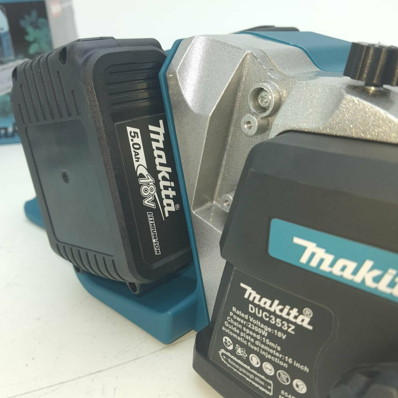 Пила Цепная Аккумуляторная Makita DUC353Z 18V - фотография № 5