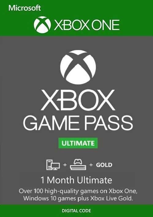 Оплата подписки Xbox Game Pass Ultimate 1 Месяц Электронный Ключ США