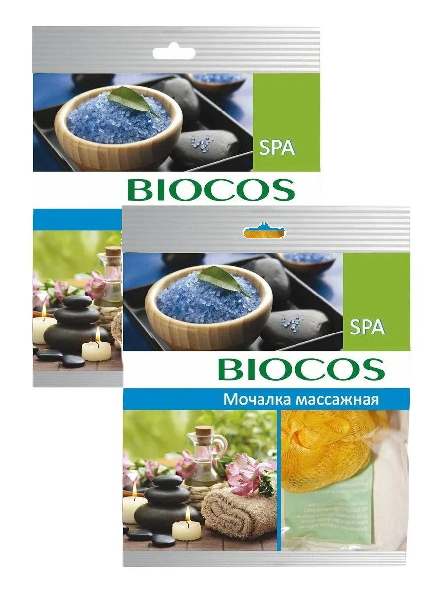 фото Мочалка для тела BioCos банная SPA х 2 шт.