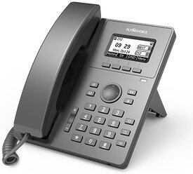 Flyingvoice P10 IP телефон, 2 аккаунта SIP, LCD 132x64, G722, Opus, Ipv-6, порт для гарн, с БП