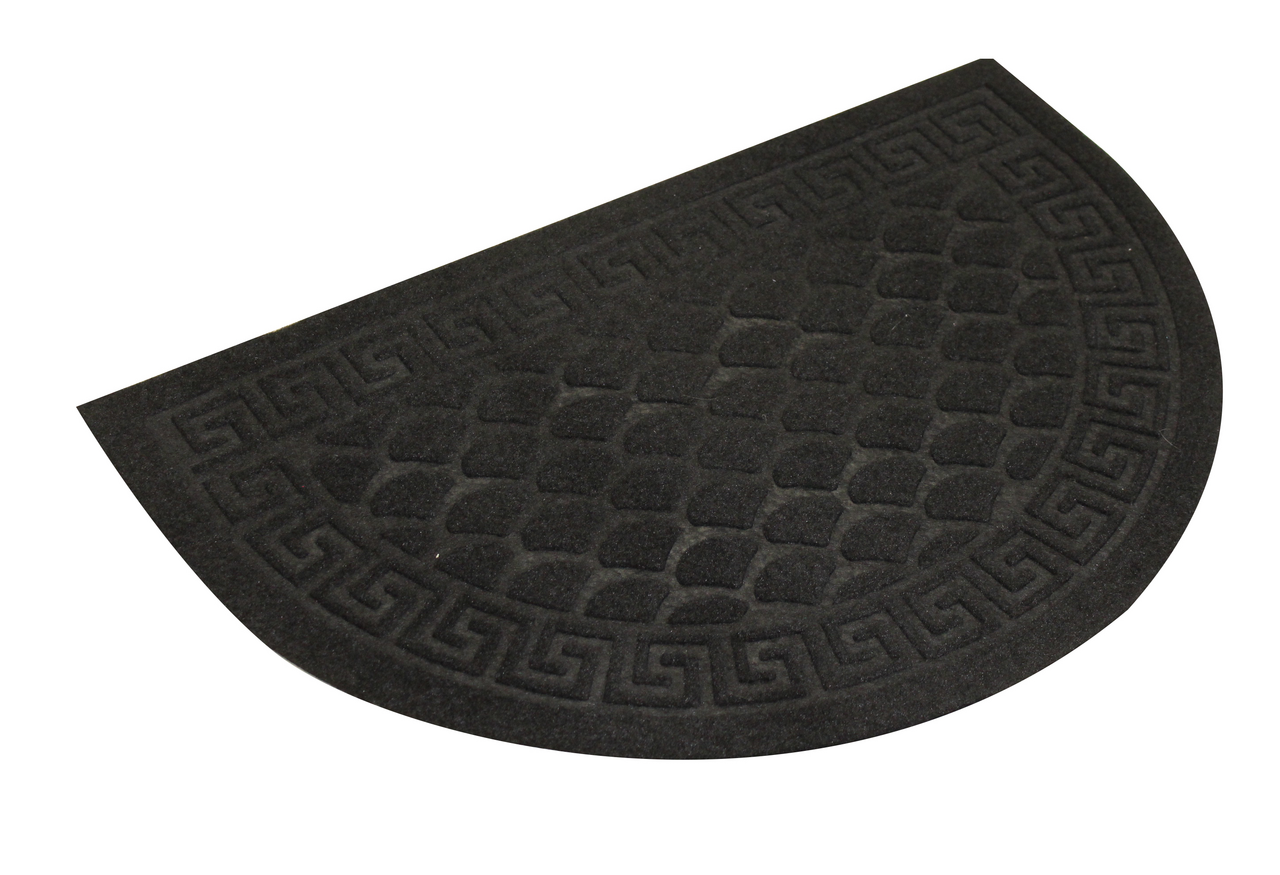 фото Tarrington House Коврик Холл влаговпитывающий черный, 60 х 90см