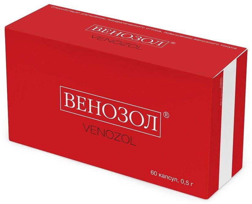 Венозол, капсулы 0.5 г, 60 шт.