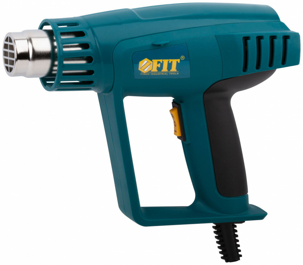 фото FIT Фен технический 2000 Вт; 250/500 °C; 250/550 л/мин; рез. накл.; коробка ( 80607 )