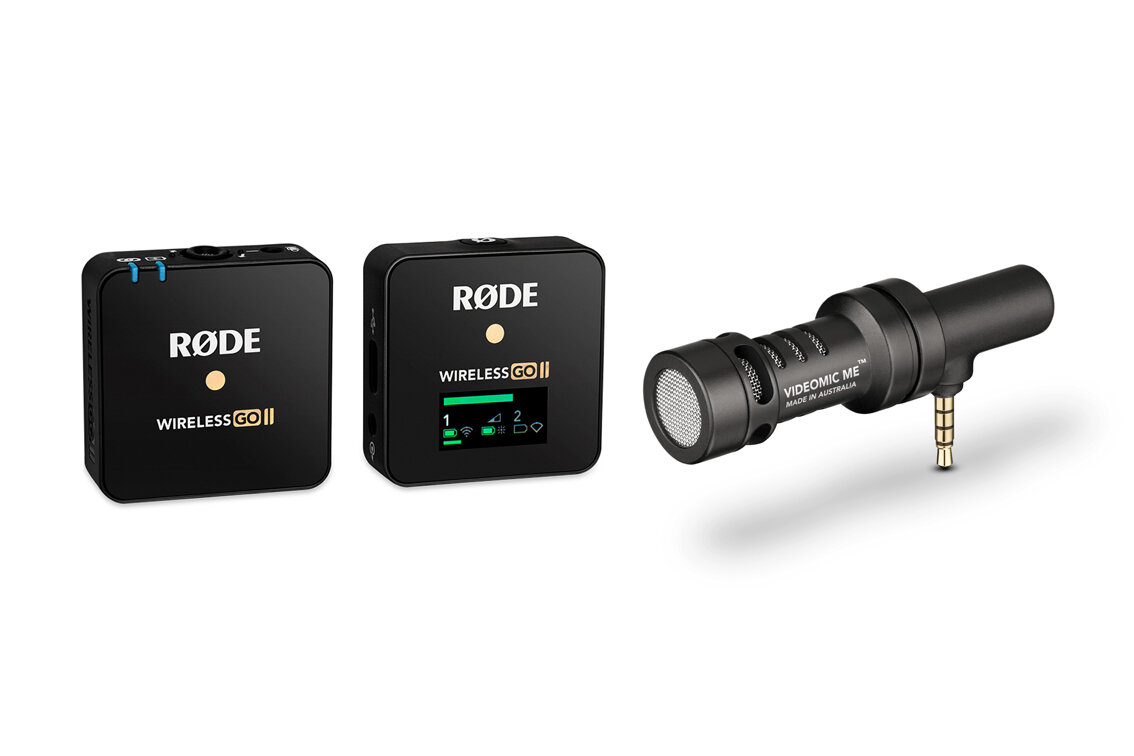 Rode Wireless GO II Single + VideoMic ME компактный TRRS кардиоидный микрофон для iOS и Android устройств c 35 мм выходом для гарнитуры