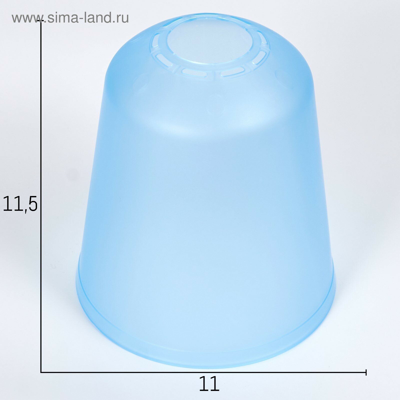 фото Плафон универсальный "Цилиндр" Е14/Е27 синий 11х11х12см