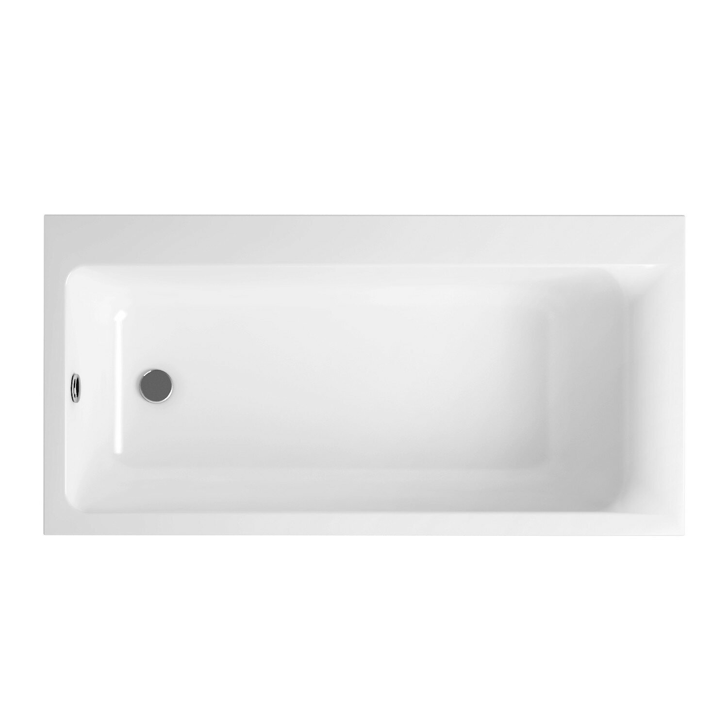 Акриловая ванна 170х80 см Lavinia Boho Catani 3712170L: ассиметричная ванна (левый разворот), с усиленным армированным корпусом