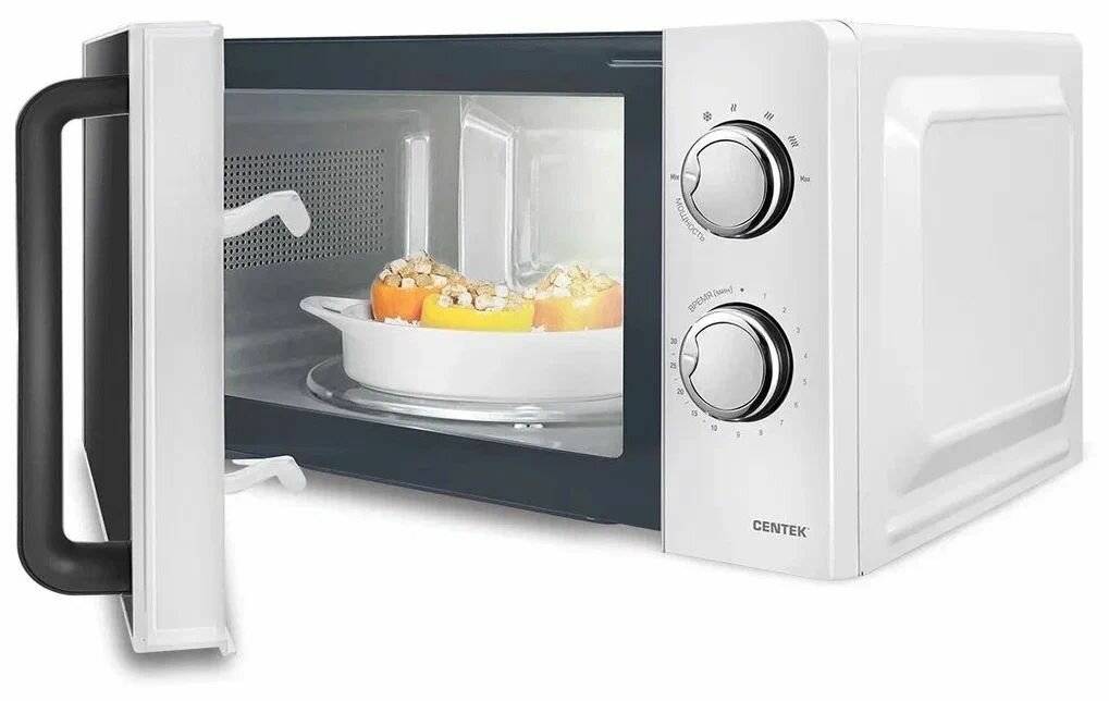 Микроволновая печь CENTEK CT-1575 WHITE (Белый) 700W - фотография № 2