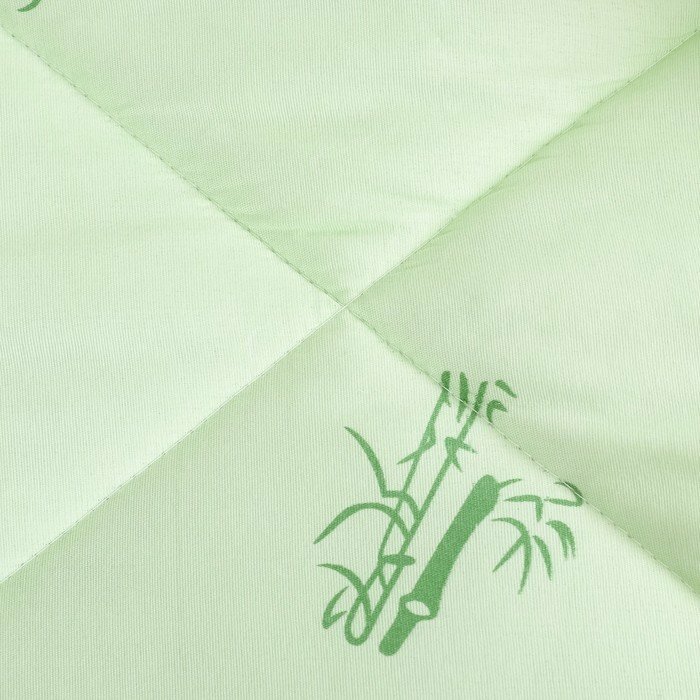 Одеяло Бамбук 140х205 см, полиэфирное волокно 200 гр/м, пэ 100% - фотография № 2