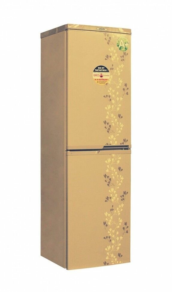 Холодильник DON R-297 ZF золотой цветок 365л - фотография № 1