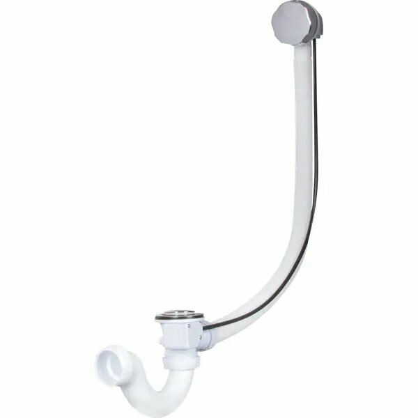 фото Сифон для ванны Equation с выпуском полуавтомат хром