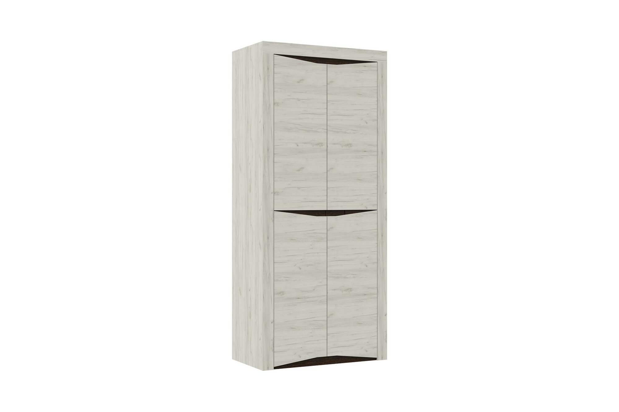 Шкаф 2-х створчатый Нонтон Паола ШК 701 дуб крафт белый / венге 97.2x53.2x220 см