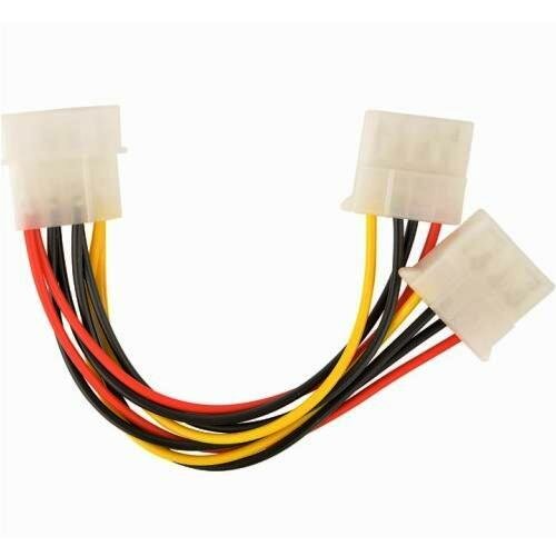 Переходник питания Cablexpert CC-PSU-1 Molex штекер на 2 Molex гнезда разветвитель 2 штуки